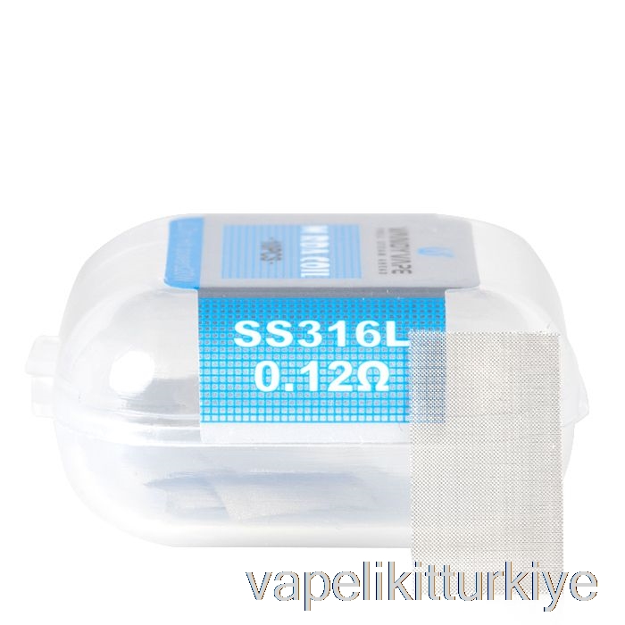 Vape Türkiye Vandy Vape M örgü Sac Bobinler (10 Yaprak) M V2 Rda Bobin - 0.12ohm Ss316l (10 Adet)